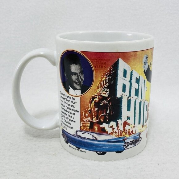 Vintage Jb59 Mgb 1959 History Mug General Motors Gm Car Vehicle Peacock Papers - Picture 1 of 10
